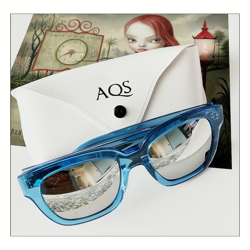 AQS Aquaswiss Light Blue Mirrored Rory Sunglasses
